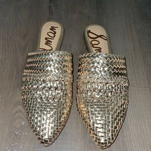 Sam Edelman Natalya Woven Leather Mules